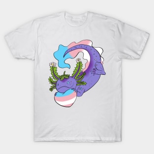 Trans Strawberry Axolotl T-Shirt